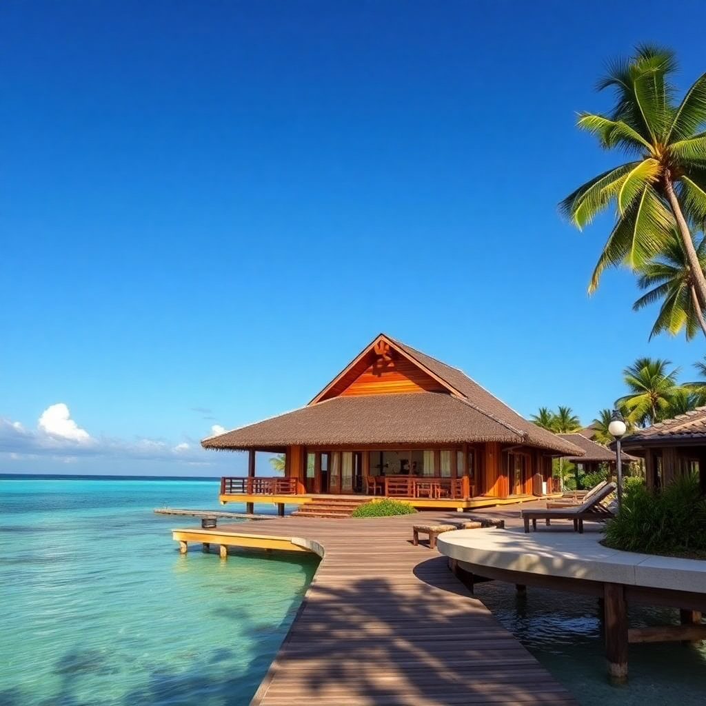 luxury incentive trip, tropical beach resort